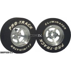 Pro Track Pro Star 3D 1-1/16 x .300 Plain Drag Rear Wheels for 3/32 axle