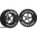 Pro Track Pro Star 1-1/16 x .300 Black Drag Rear Wheels for 3/32 axle