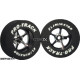 Pro Track Pro Star 1-1/16 x .300 Black Drag Rear Wheels for 3/32 axle