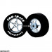 Pro Track Pro Star 1-1/16 x .300 Gray Drag Rear Wheels for 3/32 axle