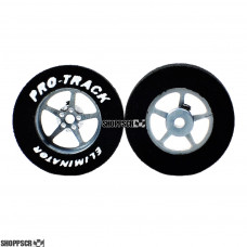 Pro Track Pro Star 1-1/16 x .300 Gray Drag Rear Wheels for 3/32 axle