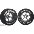 Pro Track Pro Star 1-1/16 x .300 Gray Drag Rear Wheels for 3/32 axle