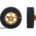 Pro Track Magnum 1-1/16 x .300 Gold Drag Rear Wheels for 3/32 axle