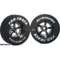 Pro Track Evolution 1-1/16 x .300 Black Drag Rear Wheels for 3/32 axle