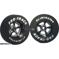 Pro Track Evolution 1-1/16 x .300 Black Drag Rear Wheels for 3/32 axle