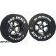 Pro Track Evolution 1-1/16 x .300 Black Drag Rear Wheels for 3/32 axle