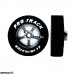 Pro Track Evolution 1-1/16 x .300 Gray Drag Rear Wheels for 3/32 axle