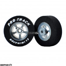 Pro Track Evolution 1-1/16 x .300 Gray Drag Rear Wheels for 3/32 axle