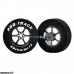 Pro Track Roadster 1-1/16 x .300 Black Drag Rear Wheels for 3/32 axle