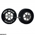 Pro Track Roadster 1-1/16 x .300 Black Drag Rear Wheels for 3/32 axle