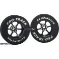 Pro Track Roadster 1-1/16 x .300 Black Drag Rear Wheels for 3/32 axle