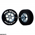 Pro Track Roadster 1-1/16 x .300 Gray Drag Rear Wheels for 3/32 axle