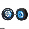 Pro Track Bulldog 1-1/16 x .300 Blue Drag Rear Wheels for 3/32 axle