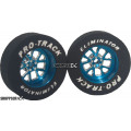 Pro Track Bulldog 1-1/16 x .300 Blue Drag Rear Wheels for 3/32 axle