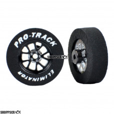 Pro Track Bulldog 1-1/16 x .300 Black Drag Rear Wheels for 3/32 axle