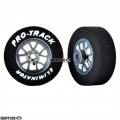 Pro Track Bulldog 1-1/16 x .300 Gray Drag Rear Wheels for 3/32 axle