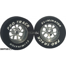 Pro Track Bulldog 1-1/16 x .300 Gray Drag Rear Wheels for 3/32 axle