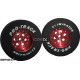 Pro Track Top Fuel 1-3/16 x .300 Red Drag Rear Wheels for 3/32 axle