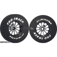 Pro Track Turbine 1-3/16 x .300 Black Drag Rear Wheels for 3/32 axle