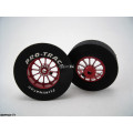 3/32 x 1 3/16 x .300 Red Turbine Drag Wheels