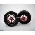 Pro Track Turbine 1-3/16 x .300 Red Drag Rear Wheels for 3/32 axle