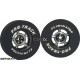 Pro Track 1-3/16 x .300 Black Daytona Drag Rear Wheels for 3/32 axle