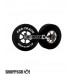 Pro Track Roadster 1-3/16 x .300 Black Drag Rear Wheels for 3/32 axle
