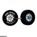 Pro Track Bulldog 1-3/16 x .300 Gray Drag Rear Wheels for 3/32 axle