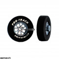 Pro Track Bulldog 1-3/16 x .300 Gray Drag Rear Wheels for 3/32 axle