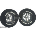 Pro Track Bulldog 1-3/16 x .300 Gray Drag Rear Wheels for 3/32 axle