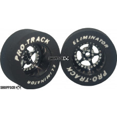 Pro Track Star 1-1/16 x .435 Black Drag Rear Wheels for 3/32 axle