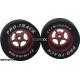 Pro Track Star 1-1/16 x .435 Red Drag Rear Wheels for 3/32 axle