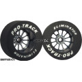 Pro Track Turbine 1-1/16 x .435 Black Drag Rear Wheels for 3/32 axle