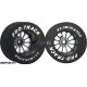 Pro Track Turbine 1-1/16 x .435 Black Drag Rear Wheels for 3/32 axle