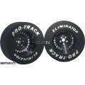 Pro Track Classic 1-1/16 x .435 Black Drag Rear Wheels for 3/32 axle