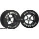 Pro Track Pro Star 1-1/16 x .435 Black Drag Rear Wheels for 3/32 axle