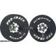 Pro Track Magnum 3D 1-1/16 x .435 Black Drag Rear Wheels for 3/32 axle