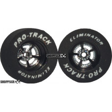 Pro Track Evolution 3D 1-1/16 x .435 Black Drag Rear Wheels for 3/32 axle