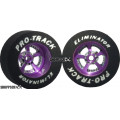 Pro Track Evolution 1-1/16 x .435 Purple Drag Rear Wheels for 3/32 axle