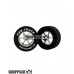 Pro Track Roadster 1-1/16 x .435 Plain Drag Rear Wheels for 3/32 axle