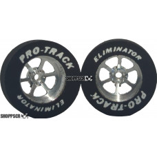 Pro Track Roadster 1-1/16 x .435 Plain Drag Rear Wheels for 3/32 axle