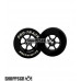 Pro Track Roadster 1-1/16 x .435 Black Drag Rear Wheels for 3/32 axle