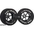 Pro Track Roadster 1-1/16 x .435 Black Drag Rear Wheels for 3/32 axle