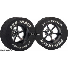 Pro Track Roadster 1-1/16 x .435 Black Drag Rear Wheels for 3/32 axle