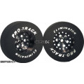 Pro Track Top Fuel 1-3/16 x .435 Black Drag Rear Wheels for 3/32 axle