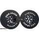 Pro Track Top Fuel 1-3/16 x .435 Black Drag Rear Wheels for 3/32 axle