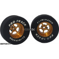 Pro Track Star 1-3/16 x .435 Gold Drag Rear Wheels for 3/32 axle