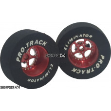 Pro Track Star 1-3/16 x .435 Red Drag Rear Wheels for 3/32 axle