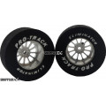 Pro Track Turbine 1-3/16 x .435 Plain Drag Rear Wheels for 3/32 axle