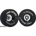 Pro Track Turbine 3D 1-3/16 x .435 Black Drag Rear Wheels for 3/32 axle